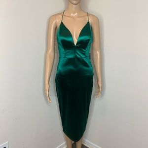 Medium emerald green dress by JLUX LABEL